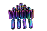JDMSPEED 20pcs Extended AluminumTuner Racing Lug Nuts 60MM M12X1.5 Neo Chrome