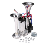 JDMSPEED 12V 150DB Dual Trumpets Super Loud Electric Horn Car Truck Boat Train Speaker