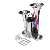 JDMSPEED 12V 150DB Dual Trumpets Super Loud Electric Horn Car Truck Boat Train Speaker