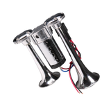 JDMSPEED 12V 150DB Dual Trumpets Super Loud Electric Horn Car Truck Boat Train Speaker