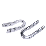 JDMSPEED 23253074 Chrome Recovery Hooks Tow Hooks Set For 2015-2019 Colorado GMC Canyon