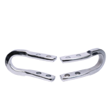 JDMSPEED 23253074 Chrome Recovery Hooks Tow Hooks Set For 2015-2019 Colorado GMC Canyon