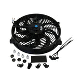 JDMSPEED 1x14'' inch Universal Slim Pull Push Racing Electric Radiator Fan Engine Cooling