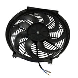 JDMSPEED 1x14'' inch Universal Slim Pull Push Racing Electric Radiator Fan Engine Cooling