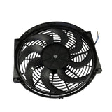 JDMSPEED 1x14'' inch Universal Slim Pull Push Racing Electric Radiator Fan Engine Cooling