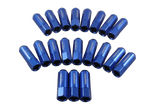 JDMSPEED 20pcs Blue 60MM M12X1.25 Aluminum Extended Wheel Rim Lug Nuts For Nissan Suzuki
