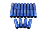 JDMSPEED 20pcs Blue 60MM M12X1.25 Aluminum Extended Wheel Rim Lug Nuts For Nissan Suzuki