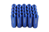 JDMSPEED 20pcs Blue 60MM M12X1.25 Aluminum Extended Wheel Rim Lug Nuts For Nissan Suzuki