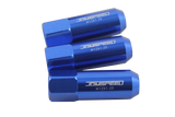 JDMSPEED 20pcs Blue 60MM M12X1.25 Aluminum Extended Wheel Rim Lug Nuts For Nissan Suzuki