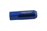 JDMSPEED 20pcs Blue 60MM M12X1.25 Aluminum Extended Wheel Rim Lug Nuts For Nissan Suzuki