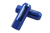 JDMSPEED 20pcs Blue 60MM M12X1.25 Aluminum Extended Wheel Rim Lug Nuts For Nissan Suzuki