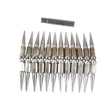 JDMSPEED 24 PCS Chrome Spike Lug Nuts 14x1.5 For Chevy Silverado Tahoe 4.4" Tall w/ Key