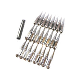 JDMSPEED 24 PCS Chrome Spike Lug Nuts 14x1.5 For Chevy Silverado Tahoe 4.4" Tall w/ Key