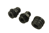 Fits Honda Integra B16 GSR M28 to 10AN Black Rear Block Breather Plug Fittings