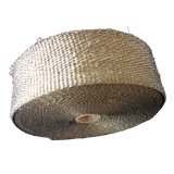 JDMAPEED 2" 50ft Titanium Basalt Manifold Header Exhaust Pipe Heat Wrap + 6 Ties Kit