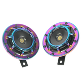 JDMSPEED NEO CHROME SUPER LOUD BLAST TONE GRILL MOUNT 12V ELECTRIC COMPACT CAR HORN