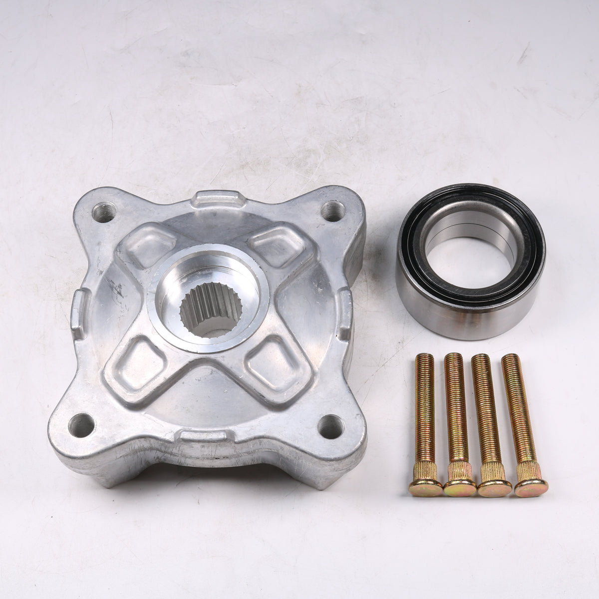 Front Left Right Wheel Hubs W/ Studs & Bearings for Polaris RZR 800 EFI 2008-14
