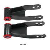 JDMSPEED 2" Rear Drop Shackles Kit For 1988-2018 Chevy Silverado GMC Sierra 1500 New