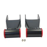 JDMSPEED 2" Rear Drop Shackles Kit For 1988-2018 Chevy Silverado GMC Sierra 1500 New