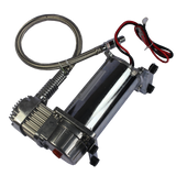 JDMSPEED 150 PSI Air Compressor 1 /4″ Hose Kit For Train Horns Bag Suspension 12V New