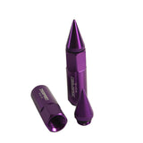 JDMSPEED 20pc Purple Cap Spiked Extended Tuner Aluminum M12X1.5 Racing Wheel Rim Lug Nuts