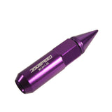 JDMSPEED 20pc Purple Cap Spiked Extended Tuner Aluminum M12X1.5 Racing Wheel Rim Lug Nuts