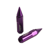 JDMSPEED 20pc Purple Cap Spiked Extended Tuner Aluminum M12X1.5 Racing Wheel Rim Lug Nuts