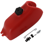 For JDMSPEED 1973-1985 MODELS INCLUDES CAP HONDA ATV 3 WHEELER RED GAS FUEL TANK ATC70