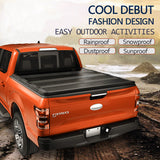 JDMSPEED 8FT Long Bed Hard 3-fold Tonneau Cover For 99-16 Ford F250 350 F550 Super Duty