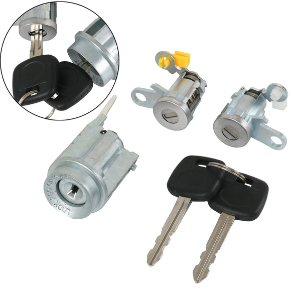 JDMSPEED Ignition Switch & Door Lock Cylinder With Same Key For Toyota Tacoma 1995-2003