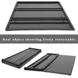 JDMSPEED 4.6FT Bed 3-Fold Tonneau Cove Soft Tri Fold 4'6" Bed For Ford Maverick 4WD 2022