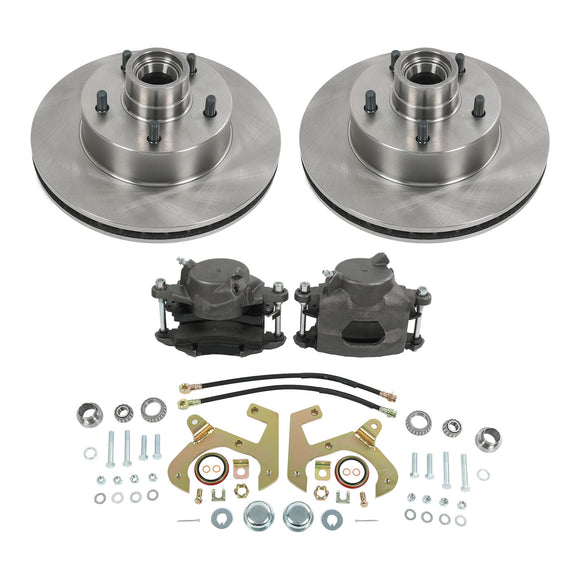 JDMSPEED Front Disc Brake Conversion Kit NEW For Motors 1949-54 Chevy Car/53-62 Corvette