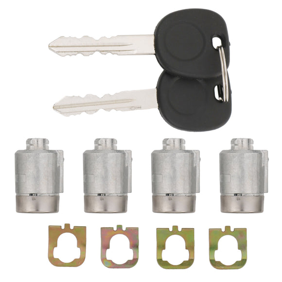 JDMSPEED Door Lock Cylinders w/ Keys Fit Chevy Express GMC Savana 1500 2500 3500 01-07