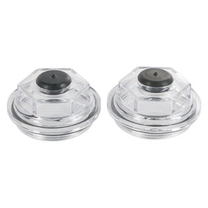 JDMSPEED 2X Replacement 2-7/8" Oil Bath Caps Trailer Axle Fits Dexter 21-35 6K 7K 8K