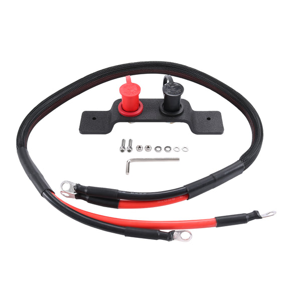 JDMSPEED Remote Battery Terminal Relocation Kit Battery Jump Post For Can-Am Maverick X3