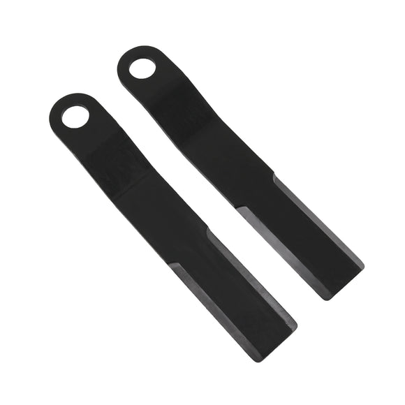 JDMSPEED 2pcs Heavy Duty AR400 Steel Fits Mower King Skidsteer Brush Hog Cutter Blades