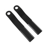 JDMSPEED 2pcs Heavy Duty AR400 Steel Fits Mower King Skidsteer Brush Hog Cutter Blades