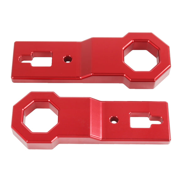 JDMSPEED Red Front Tow Hook Heavy Duty Bumper Towing Hook Kit For Ford F-150 Raptor 2009