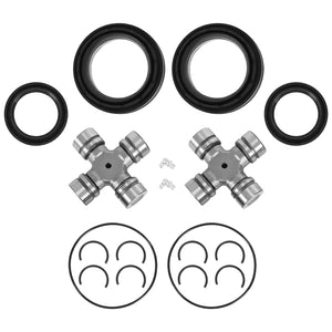 JDMSPEED Front Axle Seal and U Joints Kit For Ford F350 F250 Super Duty DANA 50 60 98-05