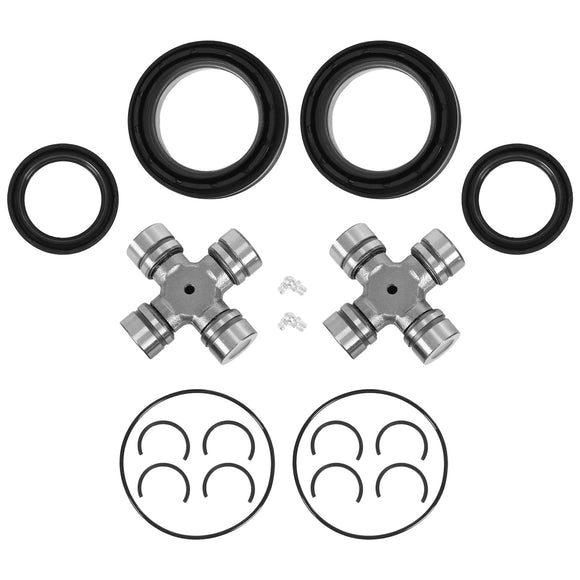 JDMSPEED Front Axle Seal and U Joints Kit For Ford F350 F250 Super Duty DANA 50 60 98-05