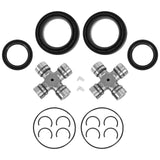 JDMSPEED Front Axle Seal and U Joints Kit For Ford F350 F250 Super Duty DANA 50 60 98-05