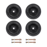 JDMSPEED (4) Hustler Mower Deck Wheel Fits Raptor SD, Super Z, Hustler Sport, FasTrak SD