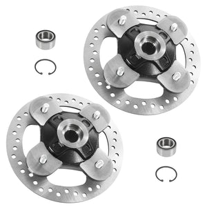JDMSPEED Pair Front Rear Wheel Hub Rotor For 2014-2022 Polaris RZR XP 1000 RZR S W/ Studs