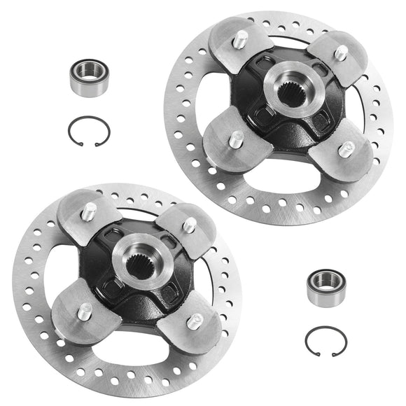 JDMSPEED Pair Front Rear Wheel Hub Rotor For 2014-2022 Polaris RZR XP 1000 RZR S W/ Studs