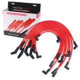 JDMSPEED 10.5 MM Red Racing Spark Plug Wire Kit Set For Mercury Lincoln Ford 5.0L 5.8L