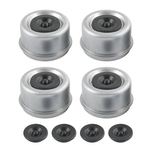 JDMSPEED 4x 2.44" Dexter EZ Lube Rubber Plug Dust Cap Grease Cover Trailer Axle Hub