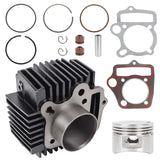 JDMSPEED 52.4mm Big Bore Cylinder W/Gasket Piston Ring Kit Fits 4 Stroke 110cc Engine atv