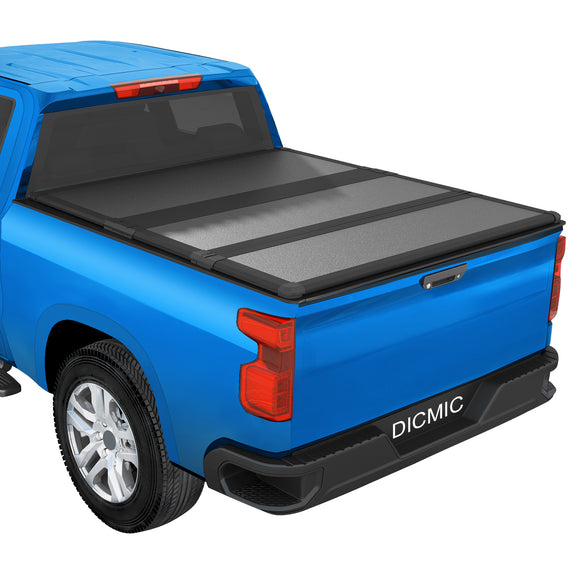 JDMSPEED 6FT Tri-Fold Hard Bed Tonneau Cover Fits 2015-2022 Chevy Colorado GMC Canyon