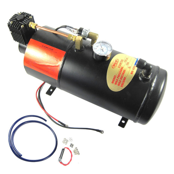 JDMSPEEDNEW AIR HORN AIR COMPRESSOR 12V TRUCK PICKUP ON BOARD W/ 3 LIT –  JDMSPEED Motor