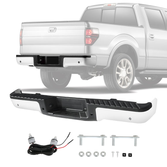Steel Rear Bumper Assembly For Ford F150 2009-2014 Styleside With Steel Rear Bumper Assembly For Ford F150 2009-2014 Styleside With